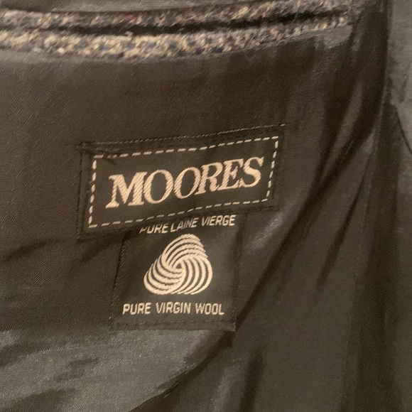 Harris Tweed 100% Wool Tweed Herringbone Grey Men’s Blazer Size 41 - Picture 10 of 16